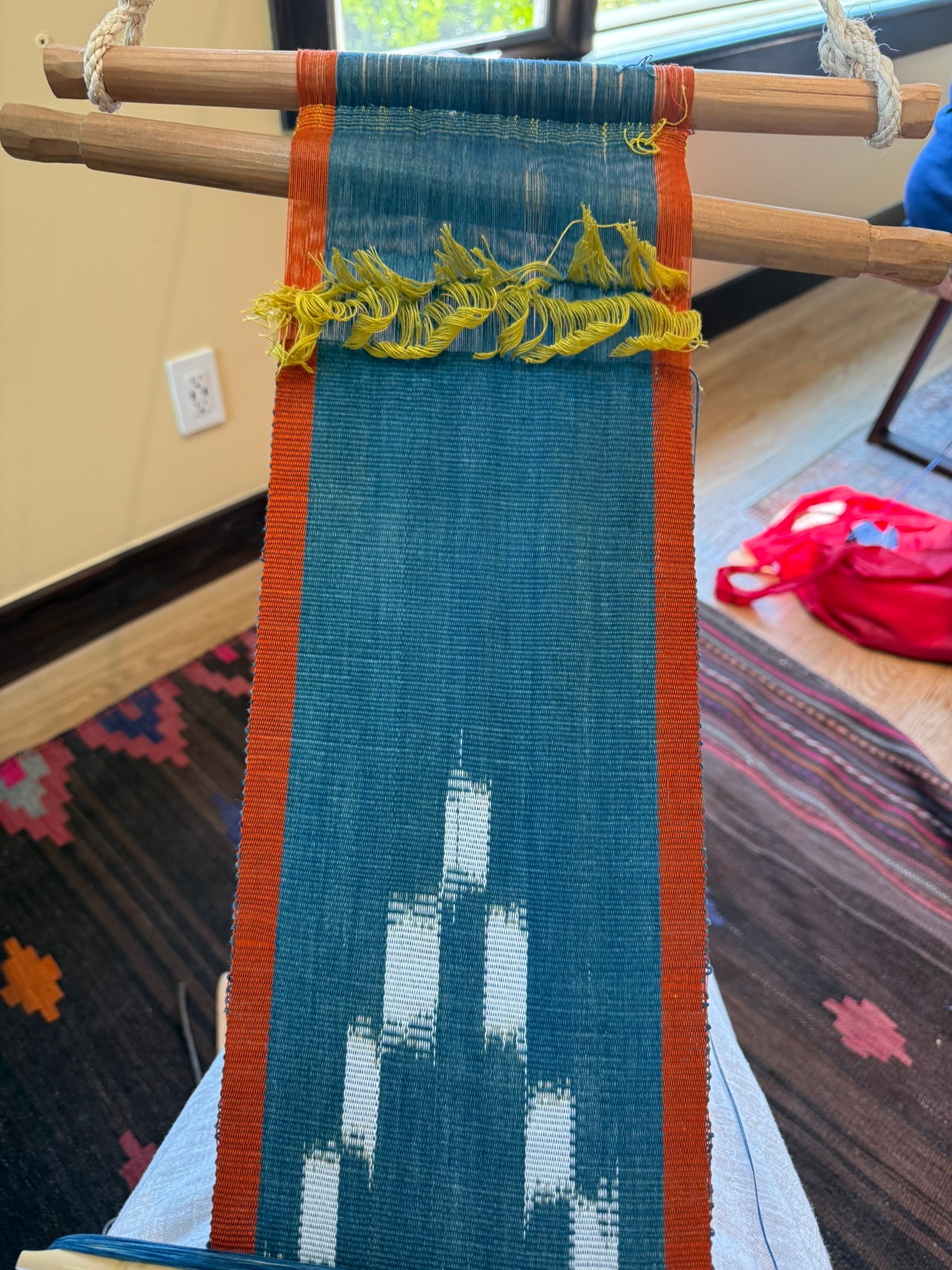 Illustration of a tree stump and other abstract shapes