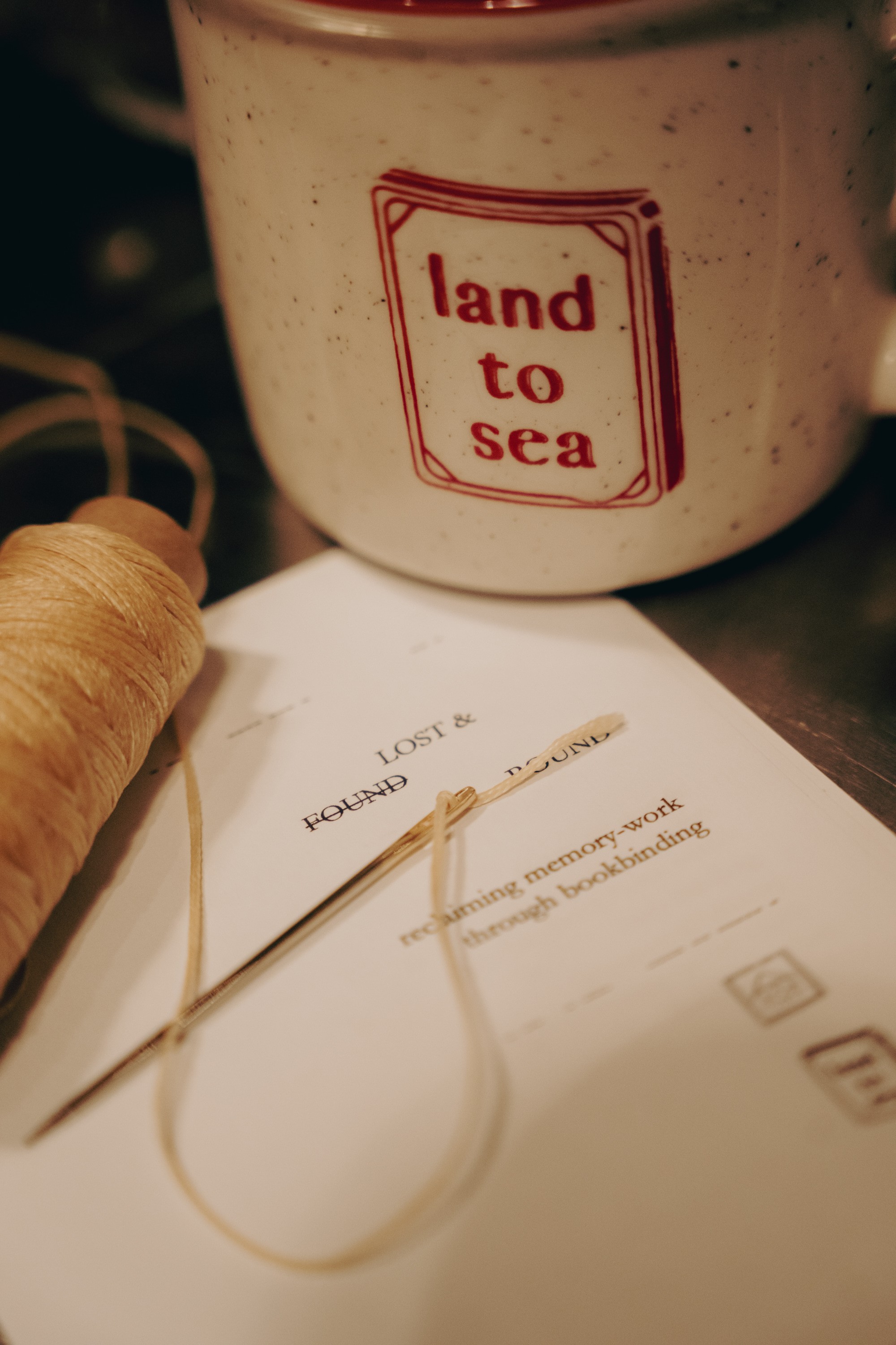 Painting of a fish in a pond